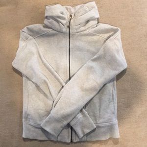 Lululemon Define Jacket in Light Grey- Size 4